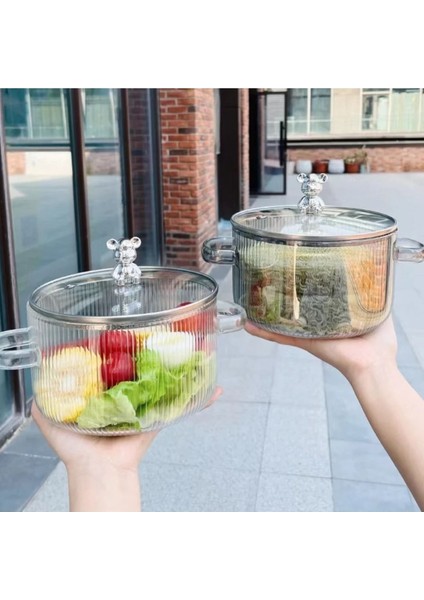 1,5 Litre Isıya Dayanıklı Cam Tencere, Minimalist ve Şık Tasarım fiyatları