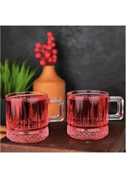 Turuncu 6'lı 195CC Kulplu Çay ve Kahve Kupası Seti fırsatları