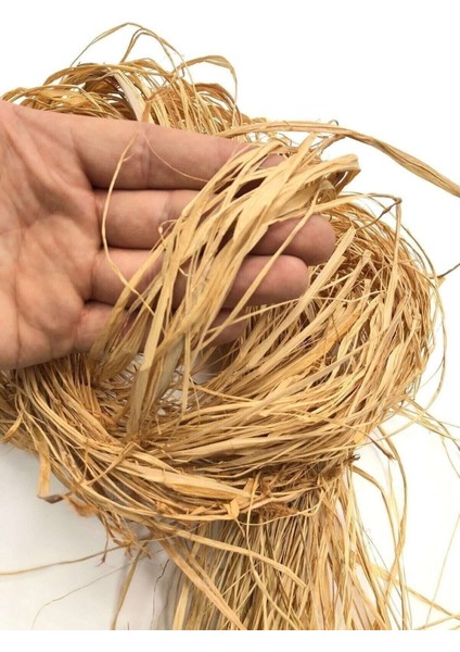 Doğal Rafya Muz Saman Lifi Ipi, 250G, Şık ve Dayanıklı Dekorasyon Malzemesi fiyatları