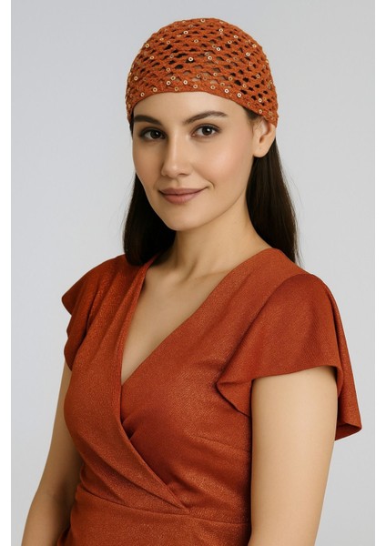 - Pullu Abiye File /kleopatra Beresi/file Bere/yazlık Şapka/kleopatra Şapkası/mesh Hat/new Trend