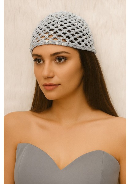 - Pullu Abiye File /kleopatra Beresi/file Bere/yazlık Şapka/kleopatra Şapkası/mesh Hat/new Trend