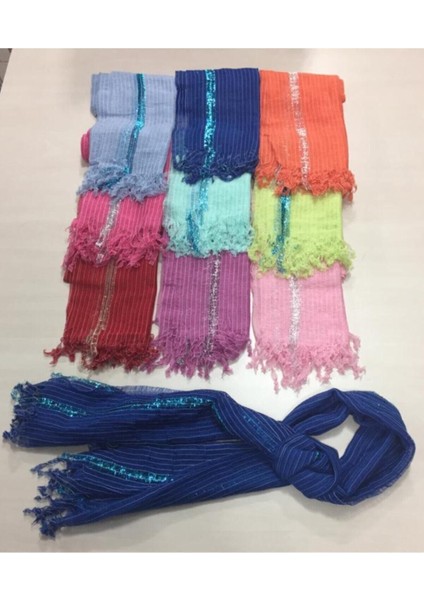 Yeşil Nedime Şalı 10'lu Araba ve Konvoy Süsleme Şalı Seti