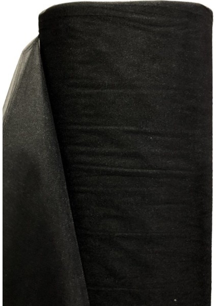 2 Metre Siyah Kristal Tül Petek Zemin Kumaş, Şık ve Zarif Dekorasyon Malzemesi