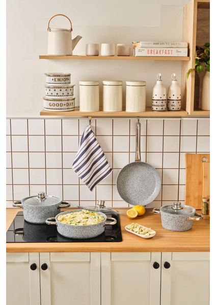 7 Parça Mavi Tencere Seti, Sağlam ve Dayanıklı Mutfak Gereçleri fiyatları