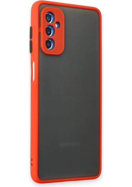 Samsung Galaxy M52 5g Kılıf Montreal Silikon Kapak - Kırmızı fiyatları