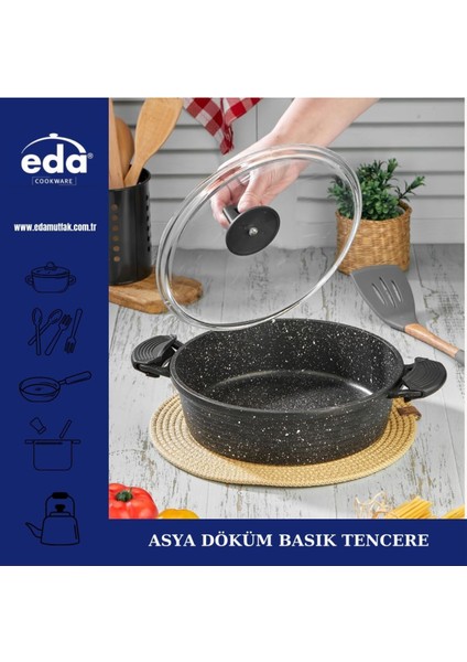 26 No Döküm Pilavlık Tencere, Dayanıklı ve Şık Mutfak Gereci fırsatları