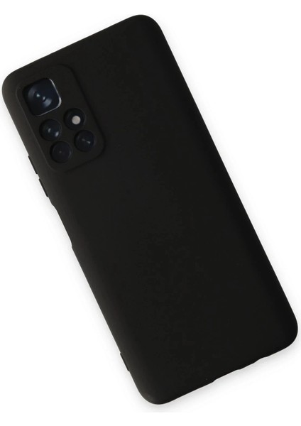 Xiaomi Redmi Note 11T Kılıf Nano Içi Kadife Silikon - Siyah modelleri