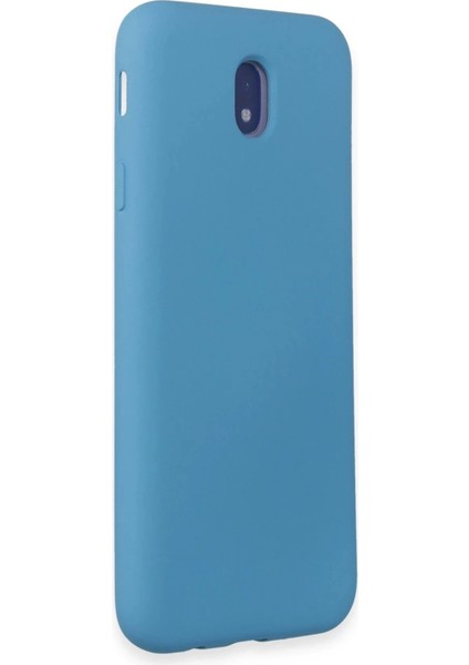 Samsung Galaxy J7 Pro / J730 Kılıf Nano Içi Kadife Silikon - Mavi fiyatları