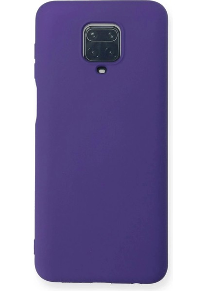 Xiaomi Redmi Note 9 Pro Kılıf Nano Içi Kadife Silikon - Mor