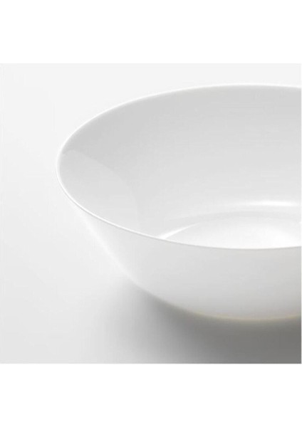 2 Adet Büyük 23 cm Beyaz Mutfak Kase Salata Kasesi, Yükseklik 7 cm modelleri