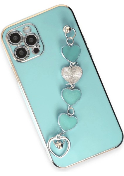 iPhone 12 Pro Max Kılıf Esila Silikon - Su Yeşili fiyatları