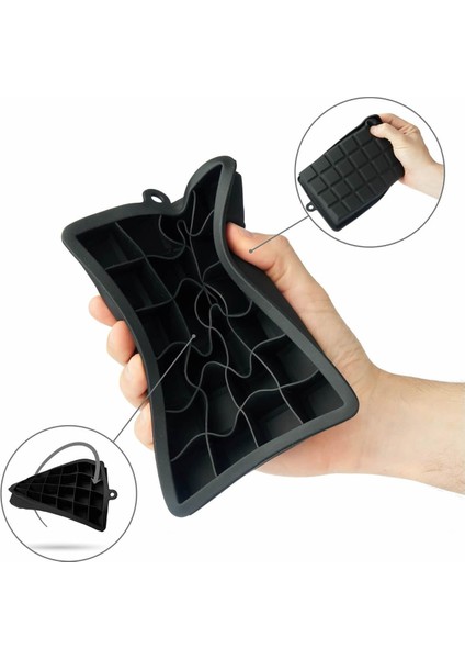 24'lü Silikon Buz Kalıbı, Bpa Free, Kolay Kullanım ve Temizlik fırsatları