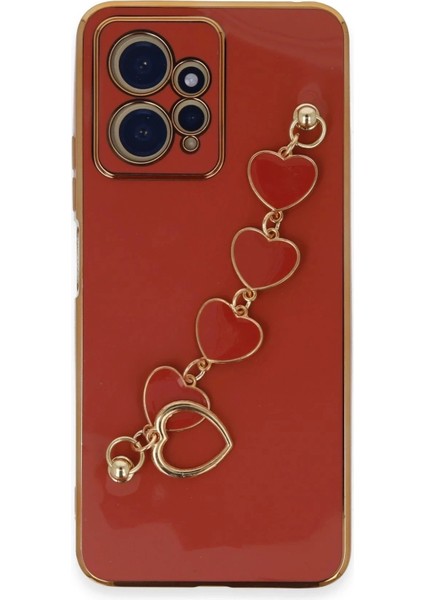 Xiaomi Redmi Note 12 4g Kılıf Esila Silikon - Kırmızı