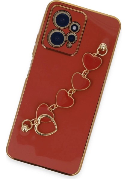 Xiaomi Redmi Note 12 4g Kılıf Esila Silikon - Kırmızı modelleri