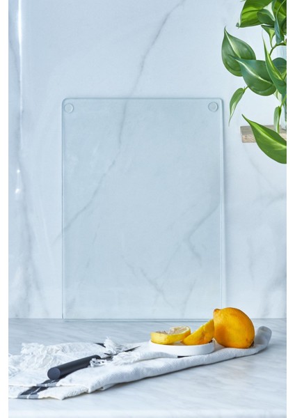 Turuncu Cam Kesme Tahtası, Şık ve Dayanıklı Mutfak Gereci fiyatları