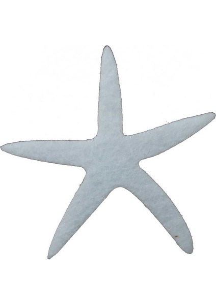 Beyaz Deniz Yıldızı Keçe 50 Adet 7 Cm, Dekoratif ve Eğlenceli Süsler