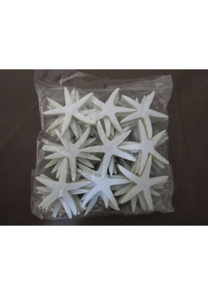 Beyaz Deniz Yıldızı Keçe 50 Adet 7 Cm, Dekoratif ve Eğlenceli Süsler fiyatları