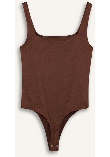 Kare Yaka Basic Düz Çıtçıtlı Body F8245AX25HS