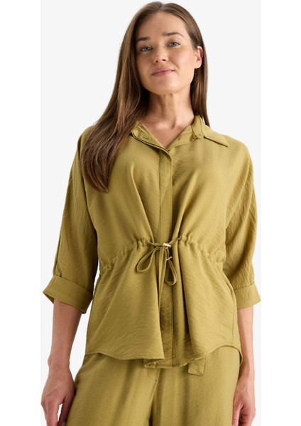 Beli Lastikli Uzun Kollu Gömlek F4972AX25AU indirimleri