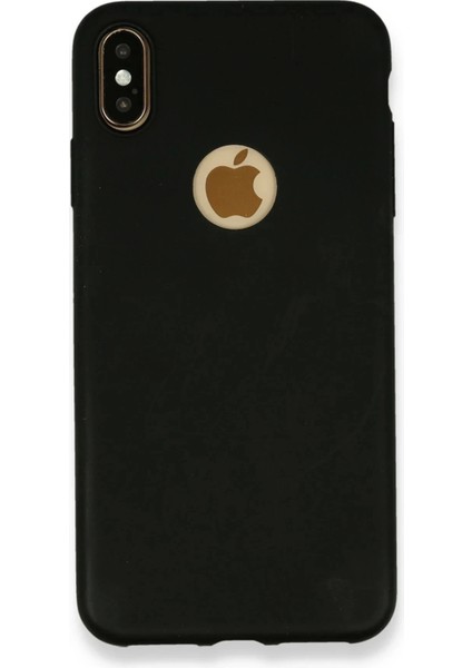 iPhone Xs Max Kılıf First Silikon - Siyah
