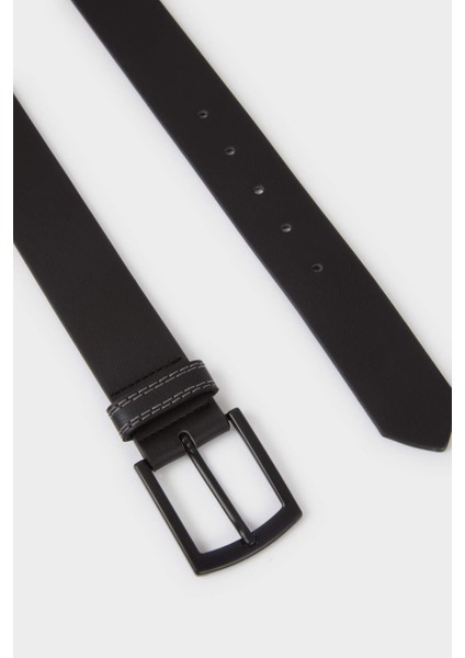 Erkek Dikdörtgen Toka Suni Deri Günlük Kemer F6804AXNS fiyatları