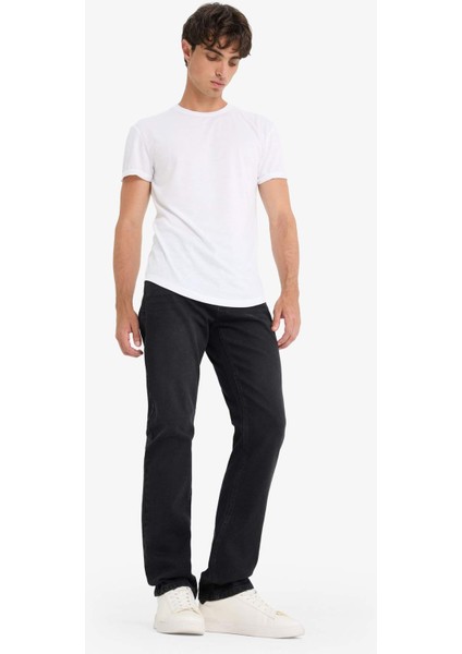 Long Muscle Fit Bisiklet Yaka Basic Düz Kısa Kollu Tişört N2104AZ25AU fiyatları