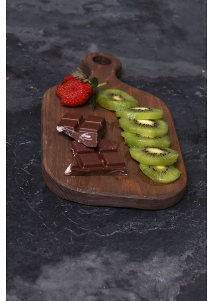 Doğal Ahşap Büyük Boy Kesme Tahtası Çift Seti Kahverengi indirimleri