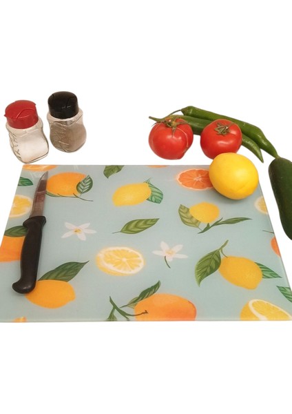20X30 cm Cam Kesme Tahtası, Şık ve Dayanıklı, 4 mm Kalınlık fırsatları