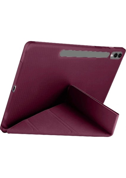 Samsung Galaxy X610 Tab S9 Fe Plus 12.4 Kılıf Kalemlikli Mars Tablet Kılıfı - Mor fiyatları