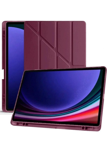 Samsung Galaxy X610 Tab S9 Fe Plus 12.4 Kılıf Kalemlikli Mars Tablet Kılıfı - Mor fırsatları