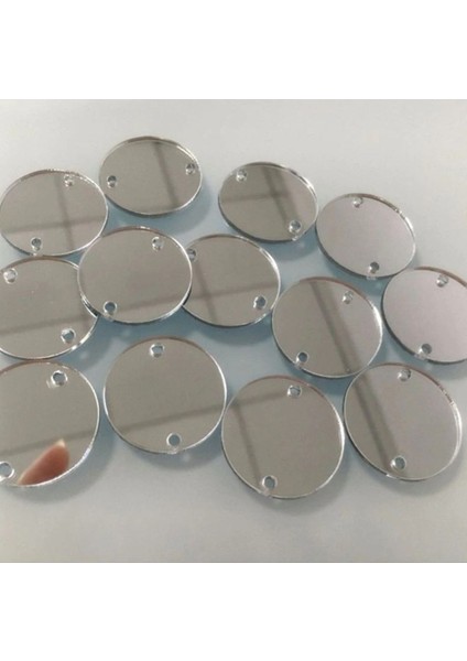 Akrilik Akvaryum Dekorasyonu, 50 Adet Küpe Deliği, Yapışkanlı, Şık ve Kullanışlı