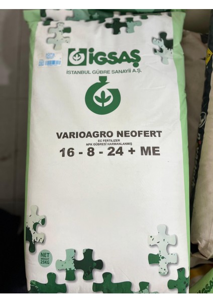 Igsaş Varioagro Neofert 16-8-24 + Me Npk Gübresi 25 kg
