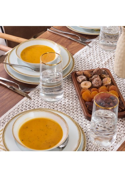 Turuncu 6'lı 540 ml Şık Bardak Seti fiyatları