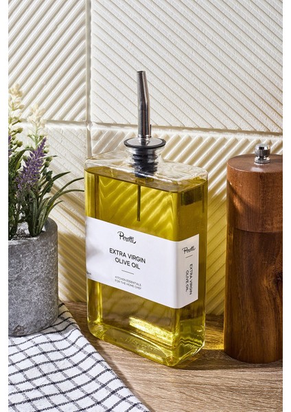 Cam Yağlık, 350 Ml, Şık ve Kullanışlı Beyaz Tasarım