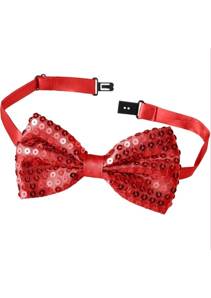 Kırmızı Payetli Pullu Papyon, Şık ve Zarif Aksesuar. modelleri