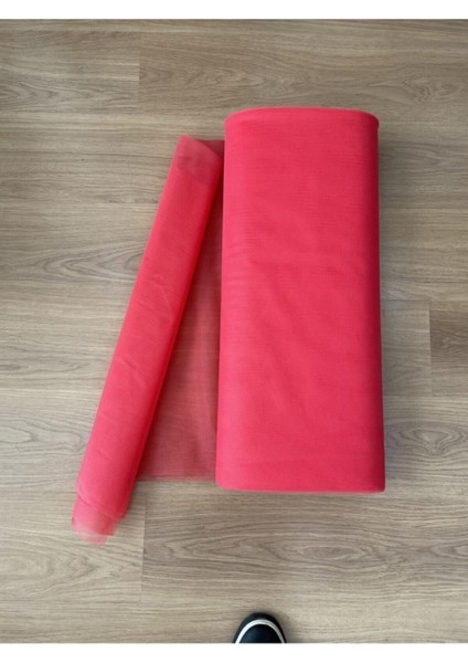 Şeffaf ve Işıltılı Tül, Özel Iplik ile 3m, Kristal Görünüm, Özgün Tasarım