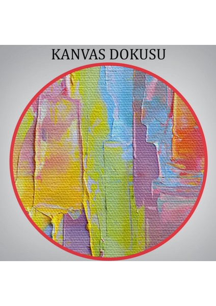 Yağlıboya Görünüm Soyut Çalışma Dekoratif Kanvas Tablo, Duvar Dekoru 3570