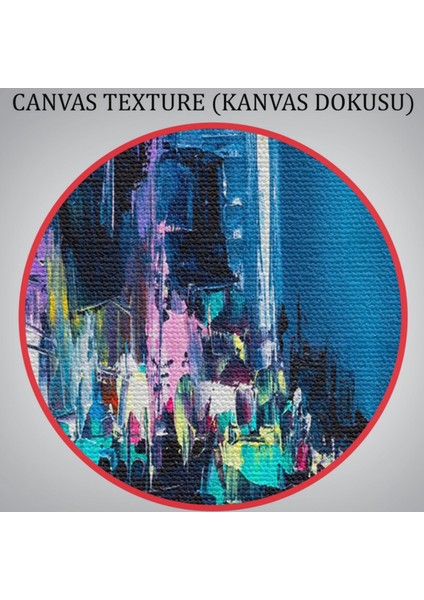 Yağlıboya Görünüm Newyork Gece Manzarası Dekoratif Kanvas Tablo, Duvar Dekoru 3533