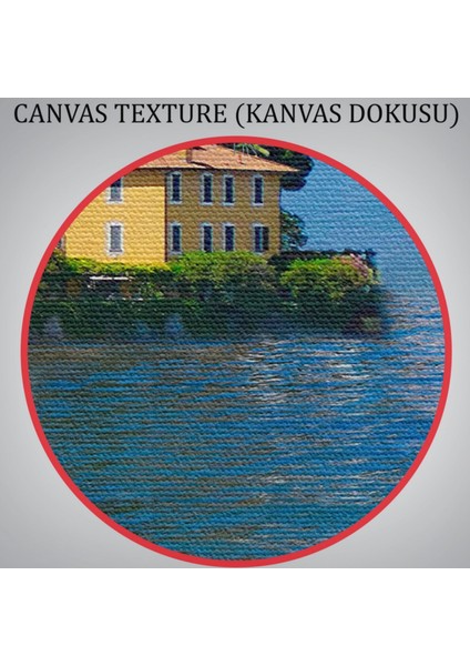 Denize Giden Çiçekli Yol Dekoratif Kanvas Tablo, Duvar Dekoru 3606