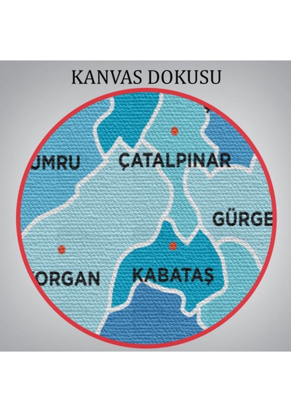 Il ve Ilçeler Haritası Ordu, Modern Dekoratif Kanvas Tablo, Duvar Dekoru 1435 indirimleri
