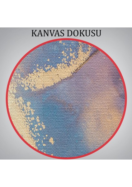 Mürekkep ve Alkol ile Mermer Deseni Dekoratif Kanvas Tablo, Duvar Dekoru 5039