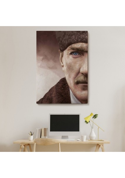Önder Mustafa Kemal Atatürk Dekoratif Kanvas Tablo, Duvar Dekoru 6166 modelleri