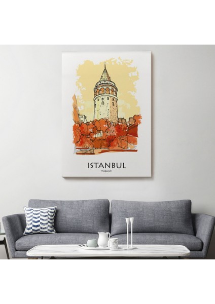 Istanbul Galata Kulesi Dekoratif Kanvas Tablo, Duvar Dekoru 5921 fiyatları