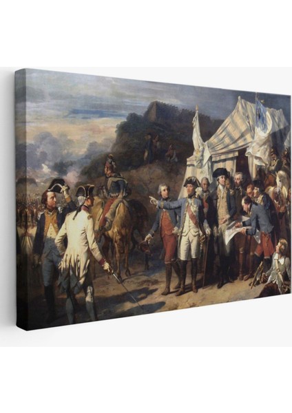 Yorktown Kuşatması Dekoratif Kanvas Tablo, Duvar Dekoru 6546