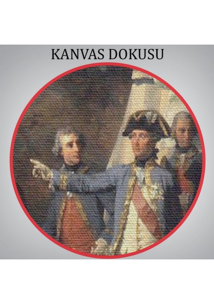 Yorktown Kuşatması Dekoratif Kanvas Tablo, Duvar Dekoru 6546
