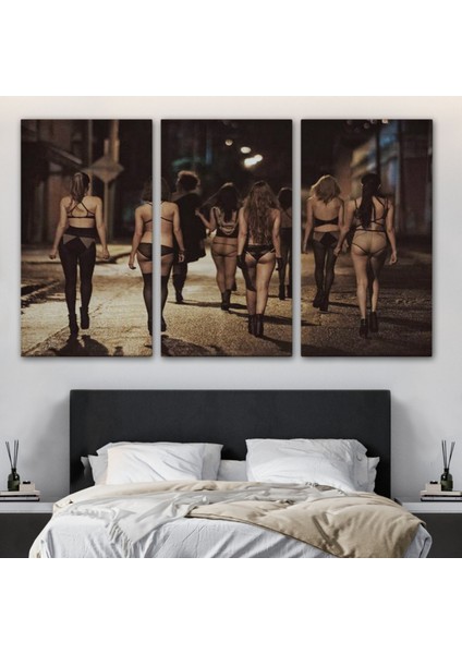 Street Women Sokak Kadınları Dekoratif Kanvas Tablo, Duvar Dekoru 6554 modelleri