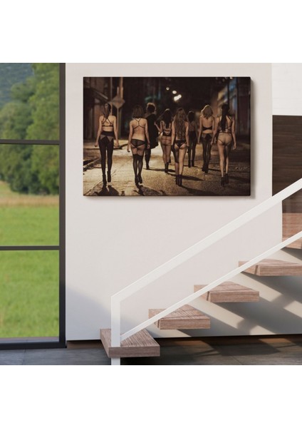 Street Women Sokak Kadınları Dekoratif Kanvas Tablo, Duvar Dekoru 6554 indirimleri