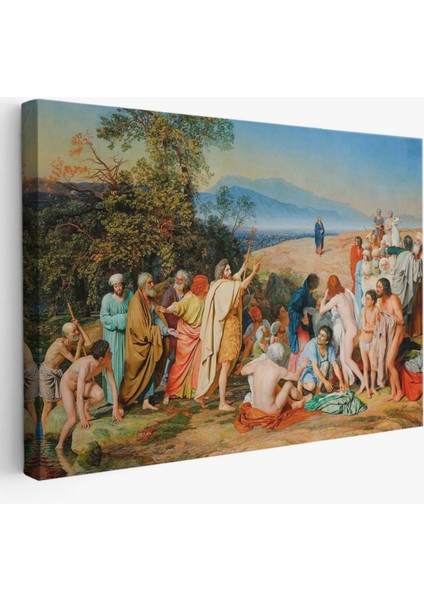 Isa'nın Insanlara Görünüşü Eseri Aleksander Ivanov Dekoratif Kanvas Tablo, Duvar Dekoru 6539