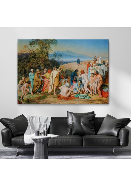 Isa'nın Insanlara Görünüşü Eseri Aleksander Ivanov Dekoratif Kanvas Tablo, Duvar Dekoru 6539 fiyatları