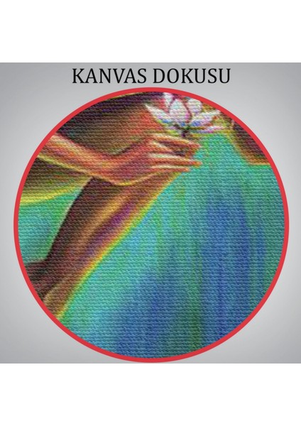 Su Altı ve Kadın Dekoratif Kanvas Tablo, Duvar Dekoru 6653